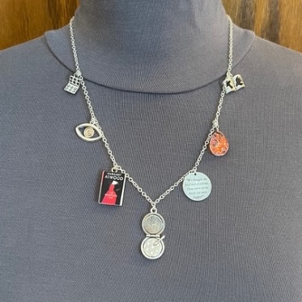 The Handmaid's Tale by Margaret Atwood Handmade Literature Necklace Book Cover